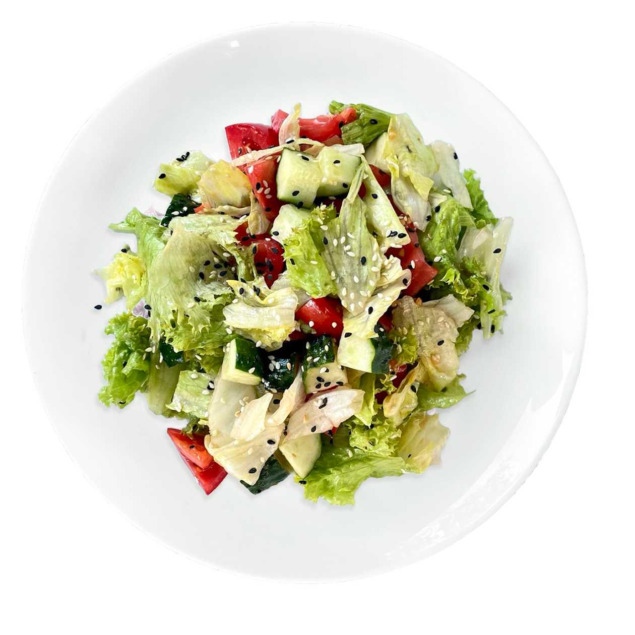 Fitness Salad with Fresh Vegetables