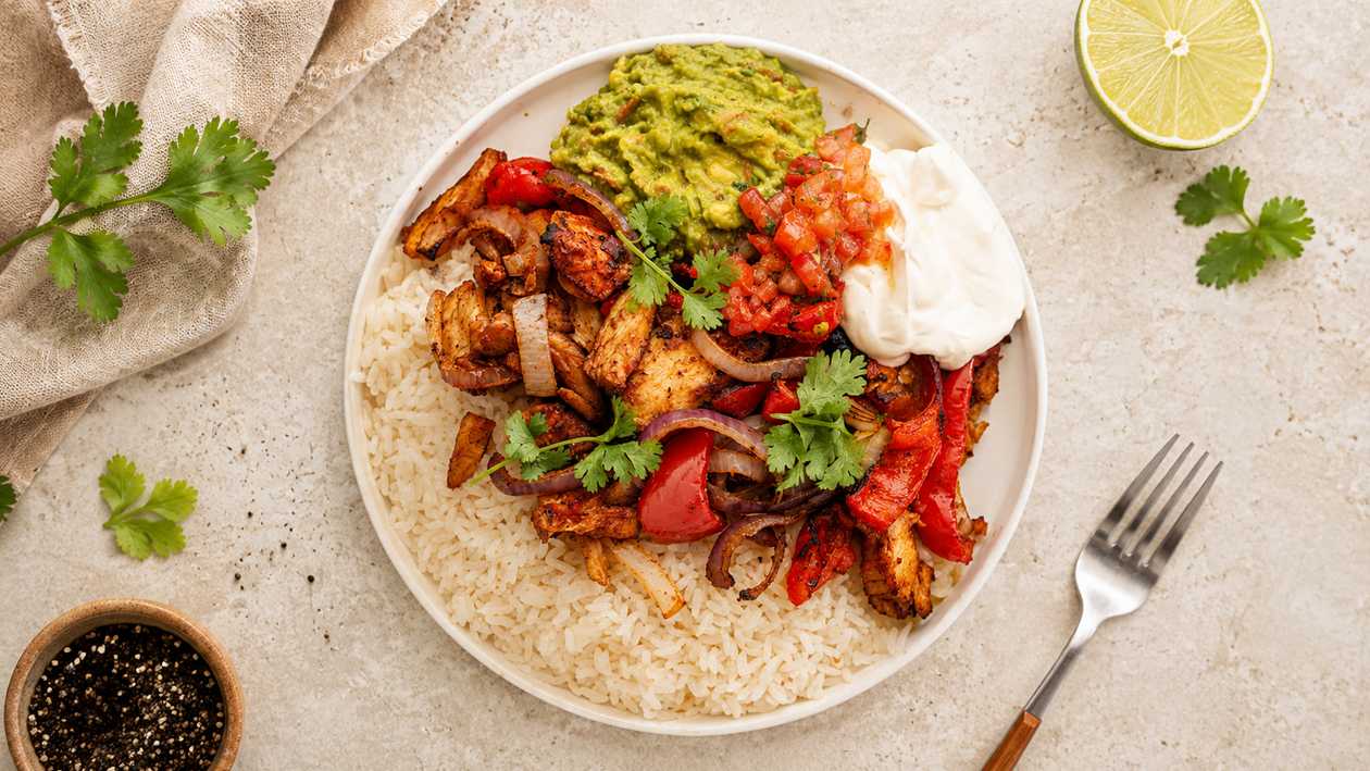 Chicken Fajita Mexican Meal