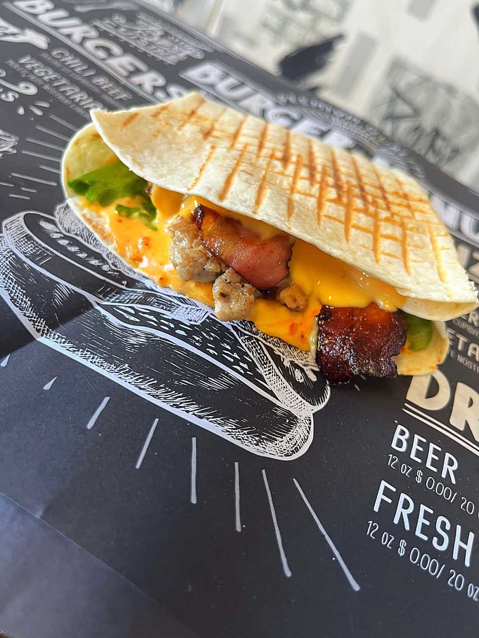 Cheese Burger Wrap