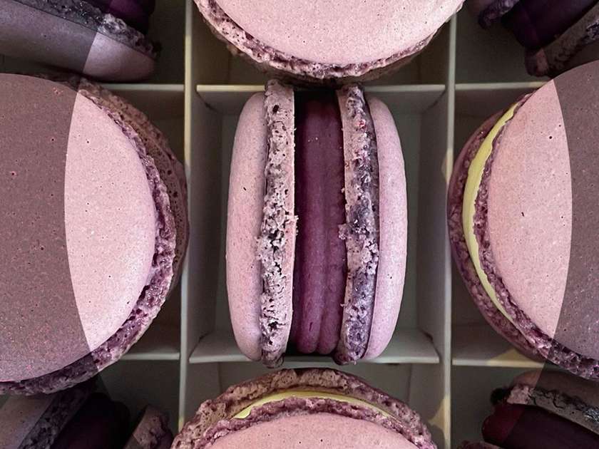 Blackcurrant Macaron