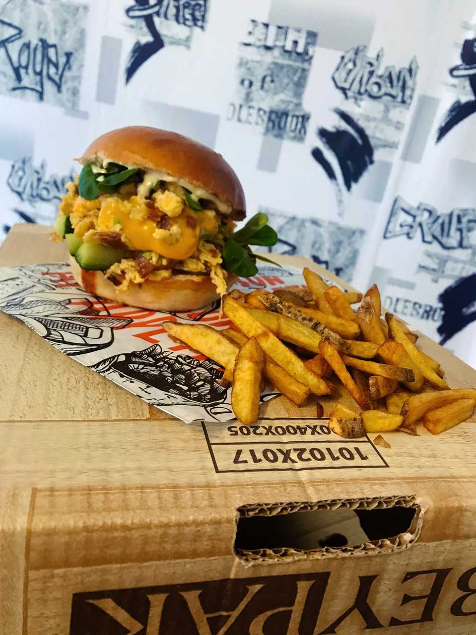 Spring burger menu