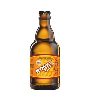 Пиво медове "Сага" Honey - 1л