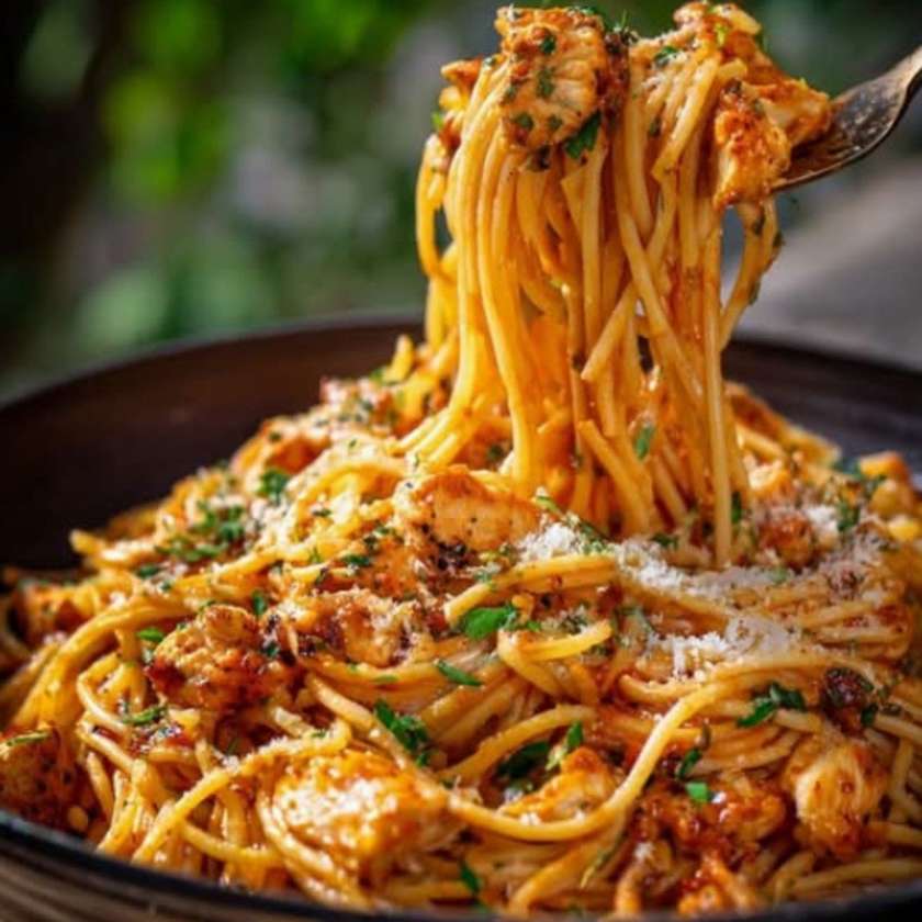 Spaghetti com Pollo