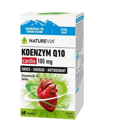 NatureVia Coenzyme Q10 Cardio 100mg 60 capsules