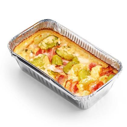 Gratin ziemniaczane z boczkiem i ogórkiem 1 szt