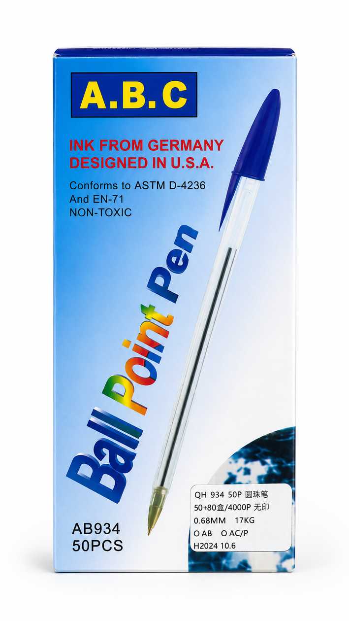 B.C Ballpoint Pens (50 Pieces)