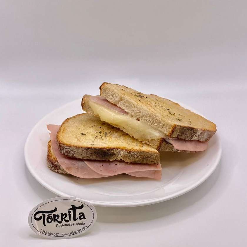 Toasted Ham and Cheese Sandwich