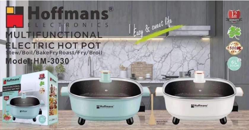 Hoffmans HM-3030 Multifunctional Electric Hot Pot (6L)