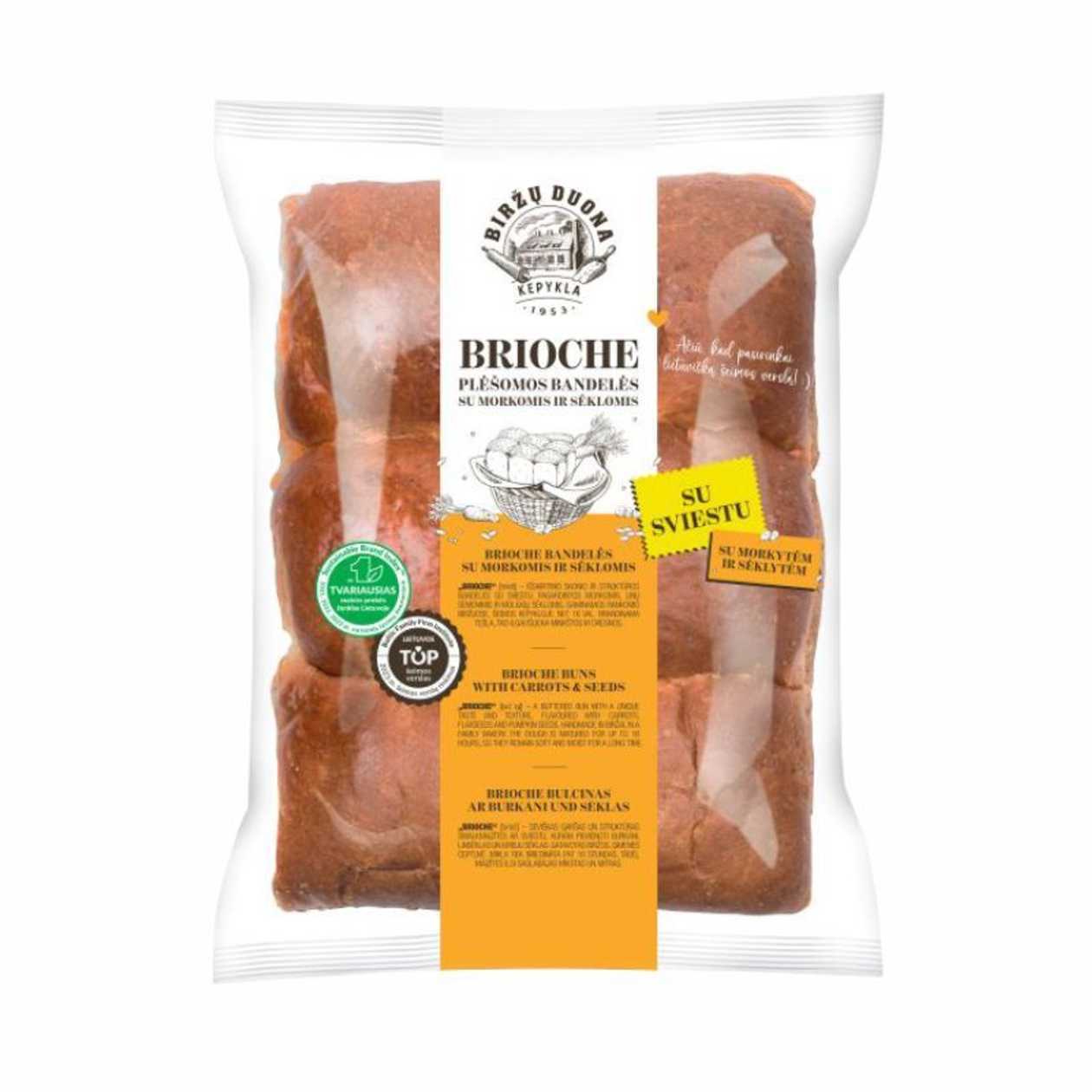 Bandelės plėšomos su sviestu BRIOCHE, 300g