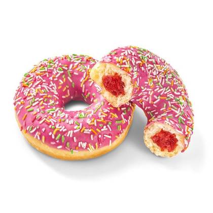 Donut Truskawkowy 1 szt