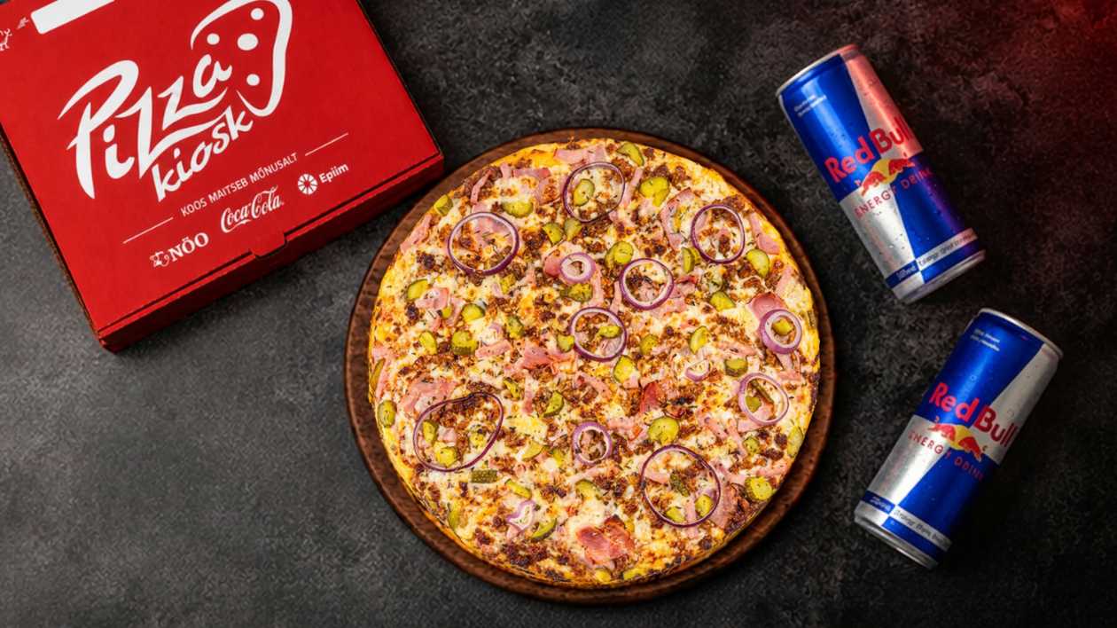 SUUR TÜRI PIZZA 🔥 + 2x RED BULL