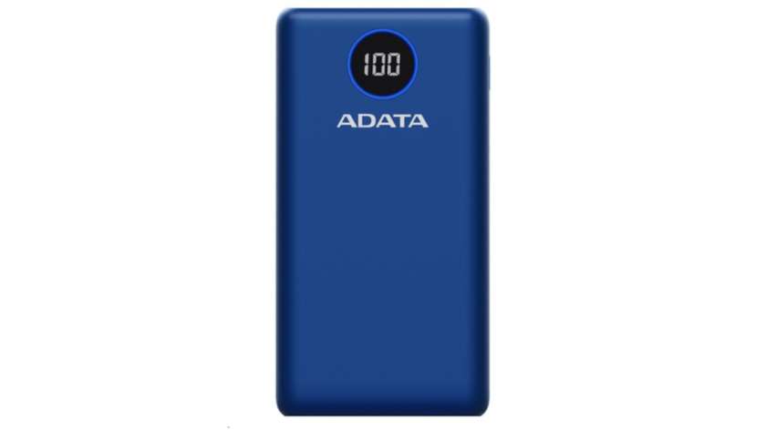 Powerbanka ADATA P20000QCD 20000mAh modrá