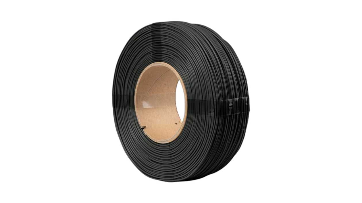 Filament C-TECH ESSENTIAL LINE, PLA, čierna, 1,75mm, 1kg, refill