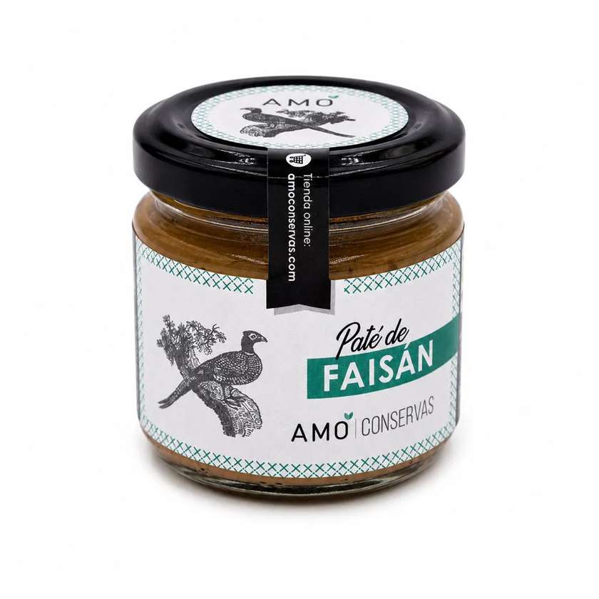 60654 Fazano paštetas AMO CONSERVAS Pate de Faisan 90g