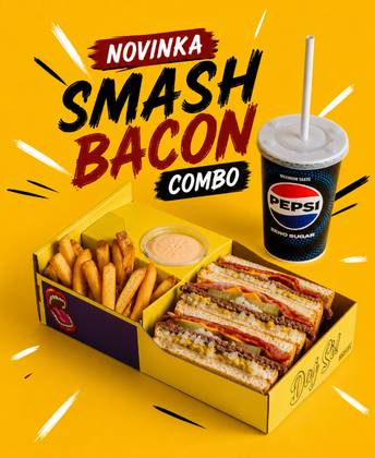 DOUBLE SMASH BACON COMBO