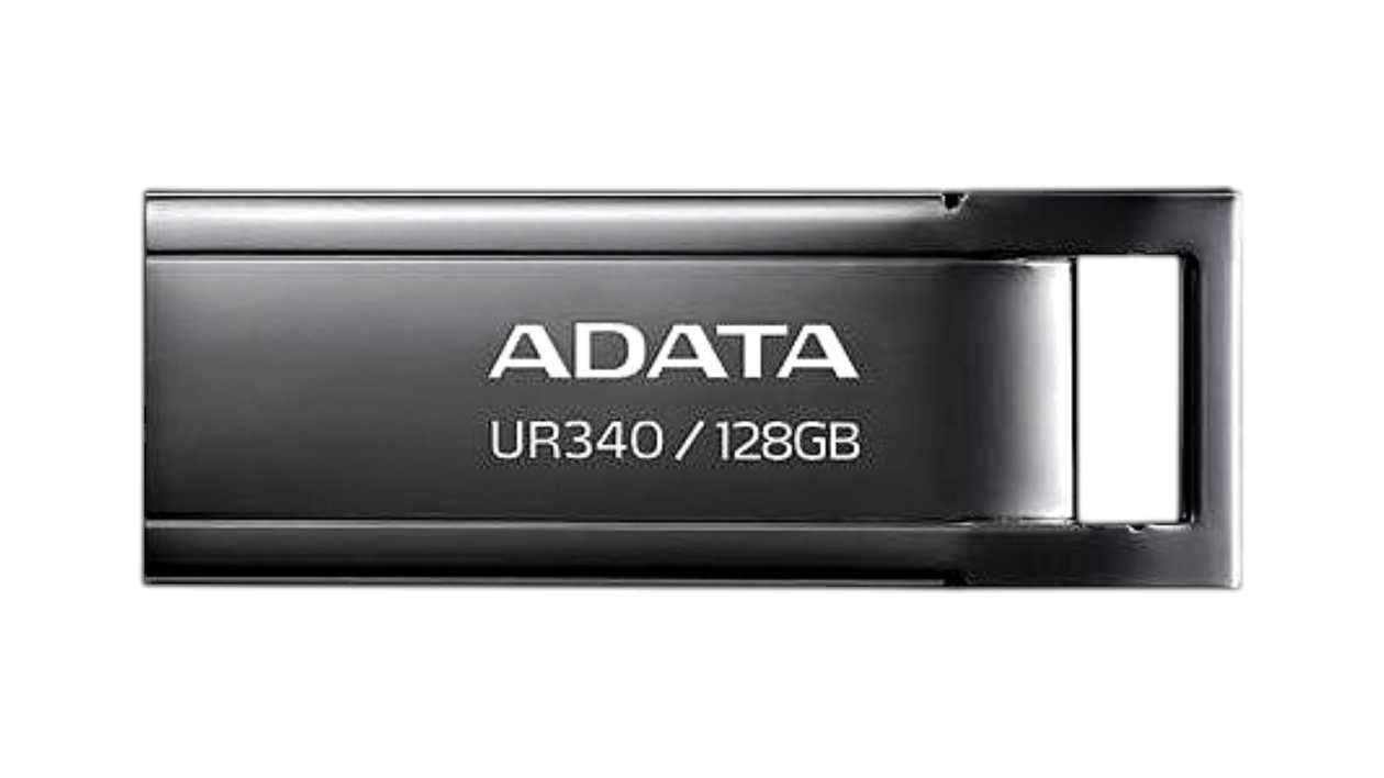 USB kľúč 128GB 3.2 ADATA UR340 čierny kovový USB-A