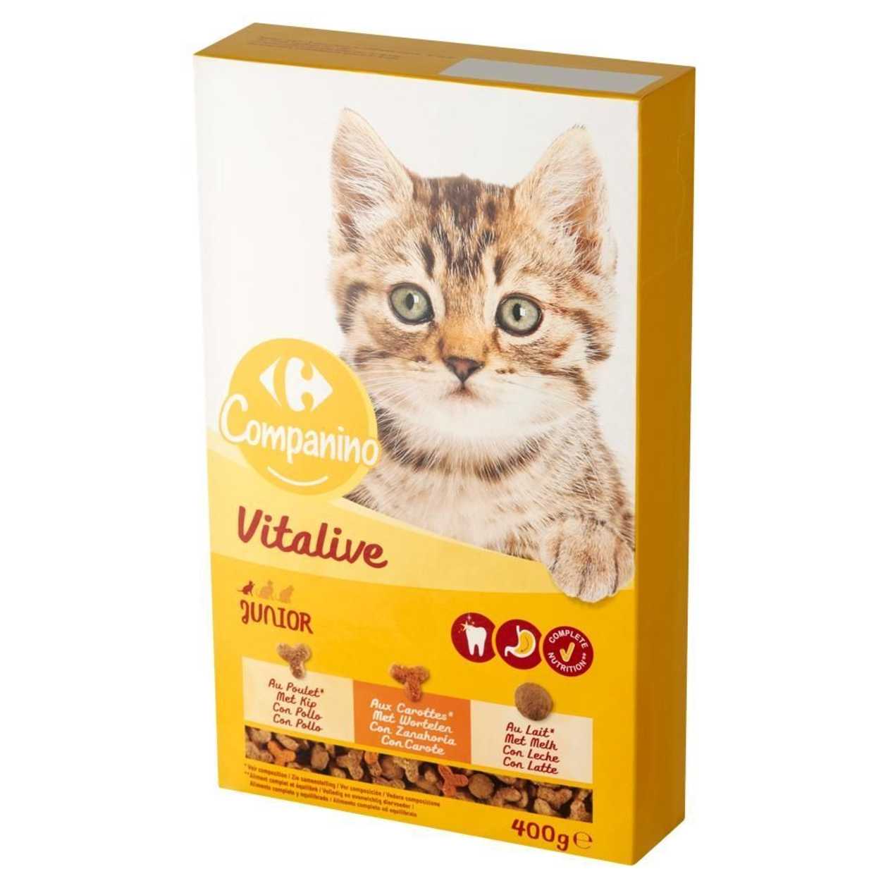 Carrefour Companino Vitalive Junior Karma dla kotów 400 g