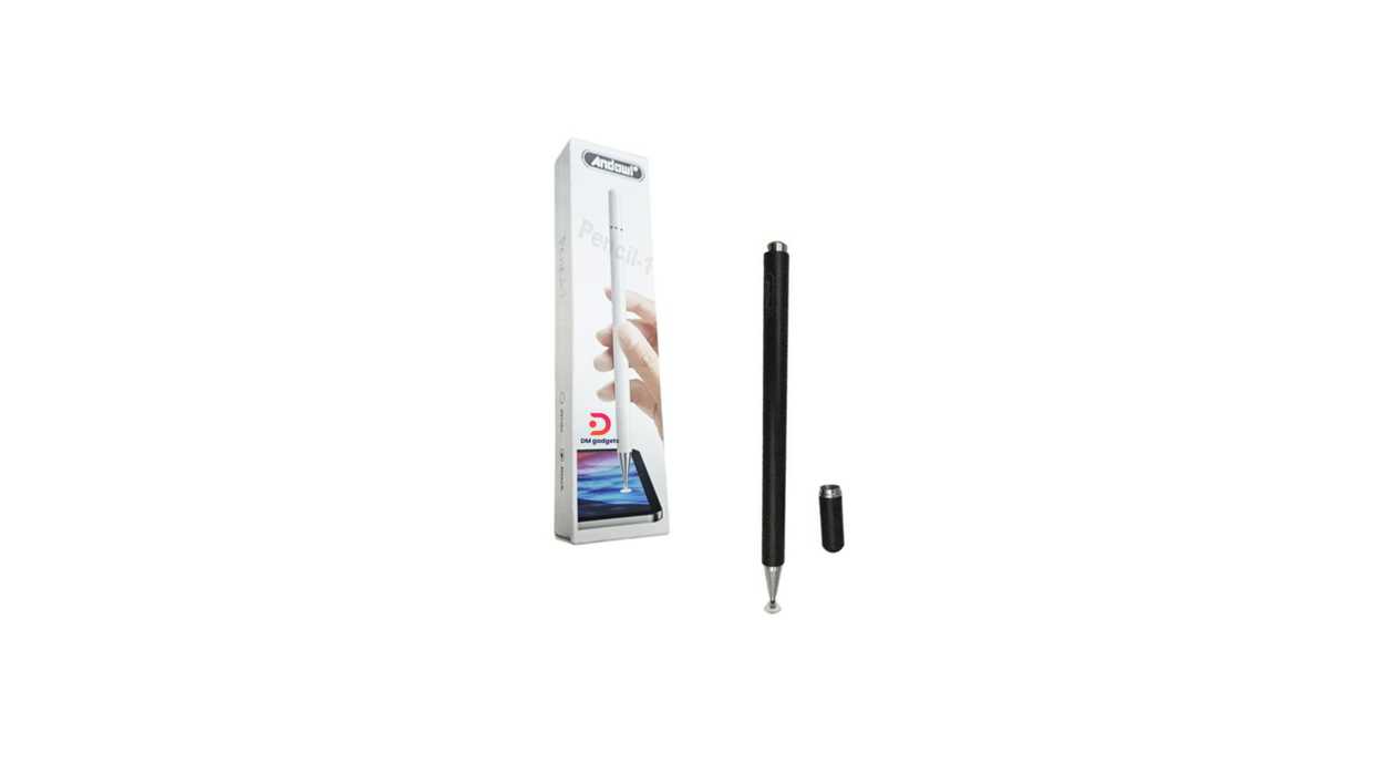 #611H#Andowl®Universal Touch Pen for Smartphones + Tablets Q-Pencil-1 – White