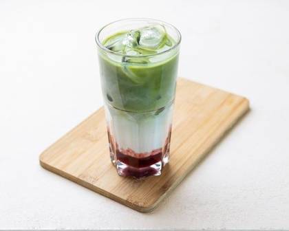 Iced Strawberry Matcha
