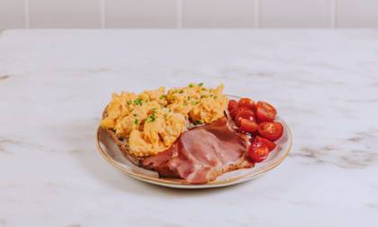 Ovo Mexido Bacon e Tomate