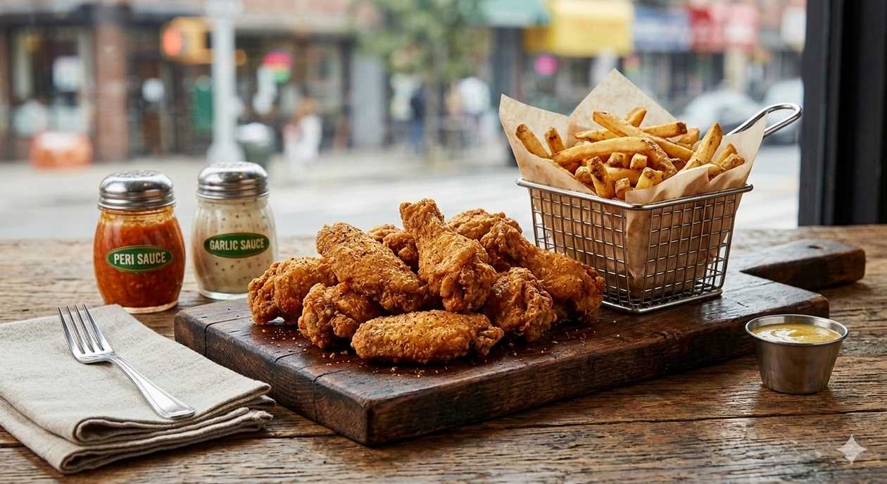 Regular Chicken Bucket Six Pieces and Regular Chips