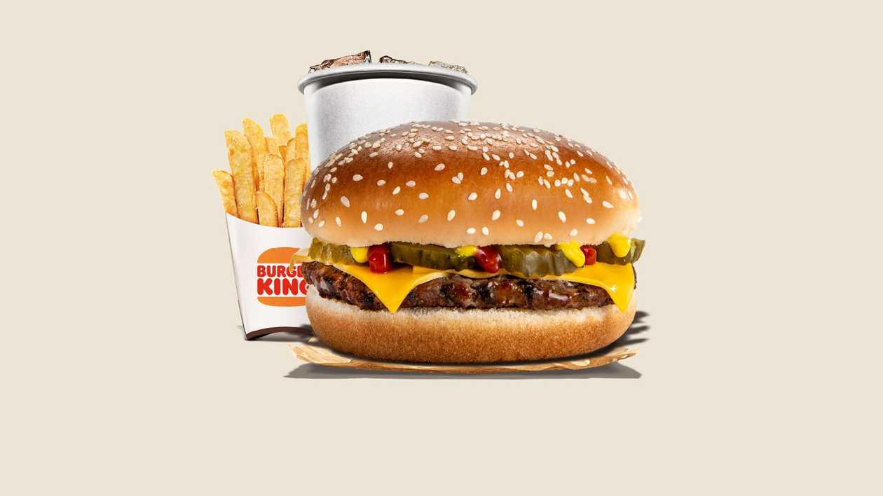 King Cheeseburger Regular Meal