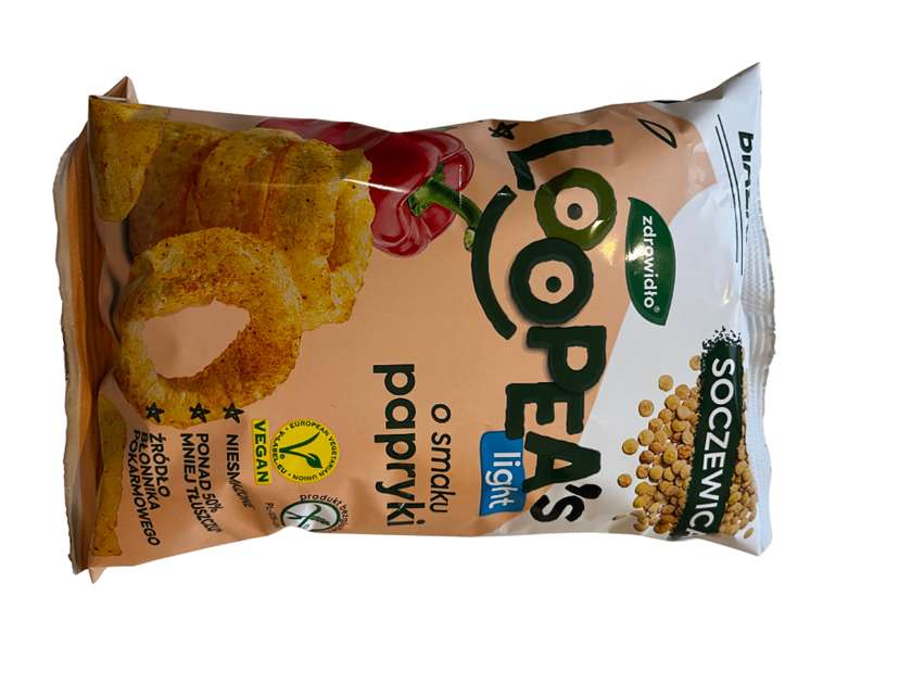 Chrupki z soczewicy o smaku papryki 50g