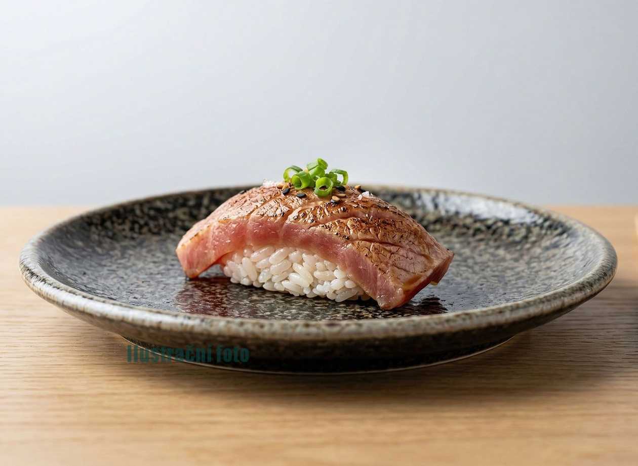 N7. Nigiri  Maguro Aburi