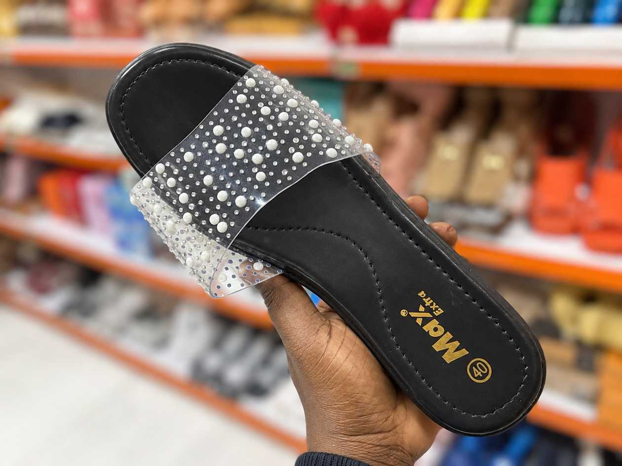 Elegant Pearl Slide Sandals ✨