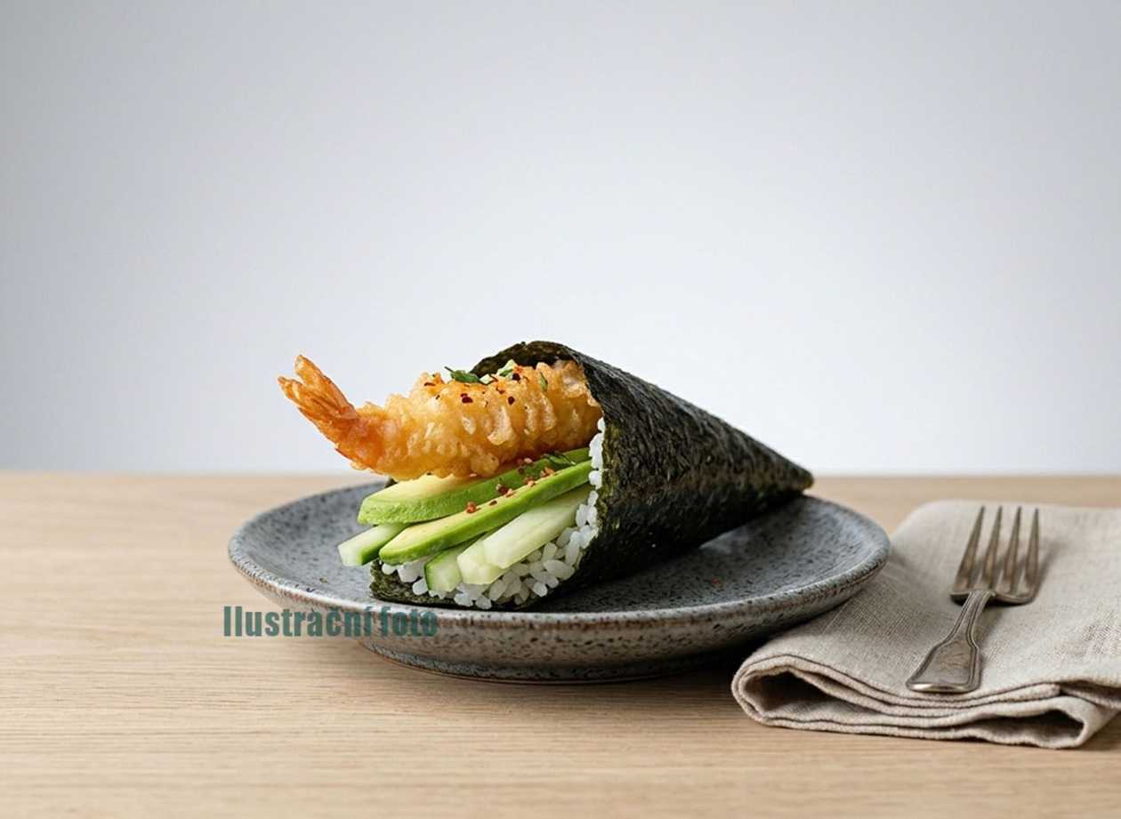 T3. Temaki Ebi Tempura