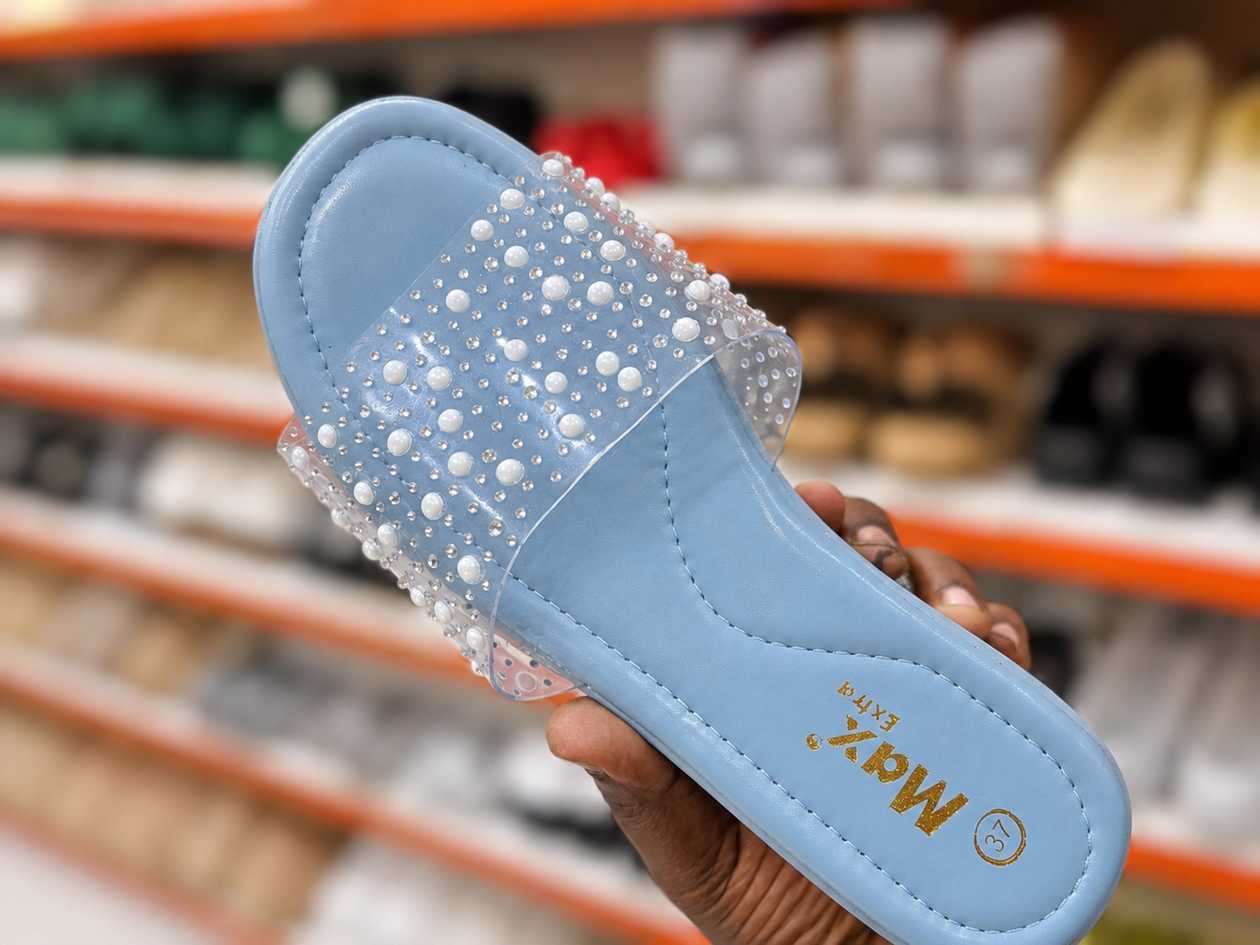 Elegant Pearl Slide Sandals ✨
