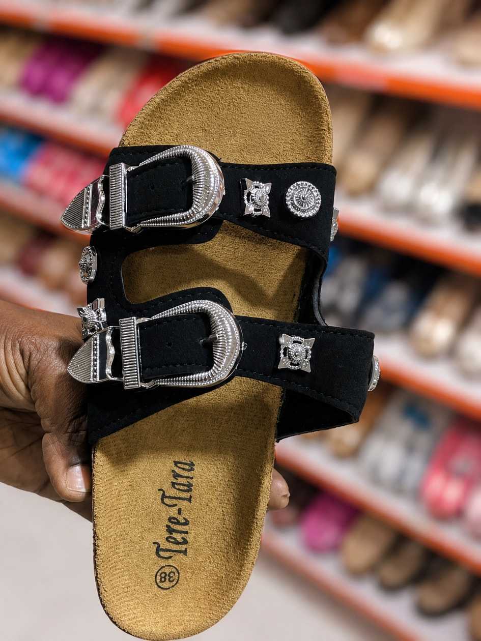 Premium Double-Buckle Comfort Sandals ✨
