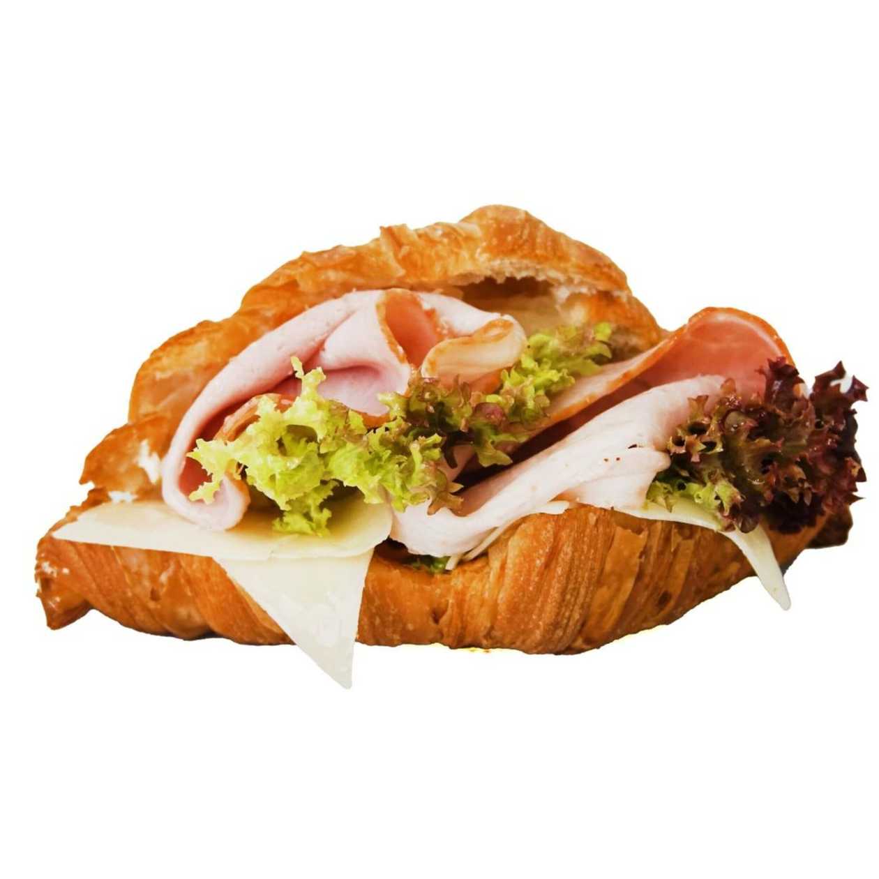 Croissant se šunkou od kosti