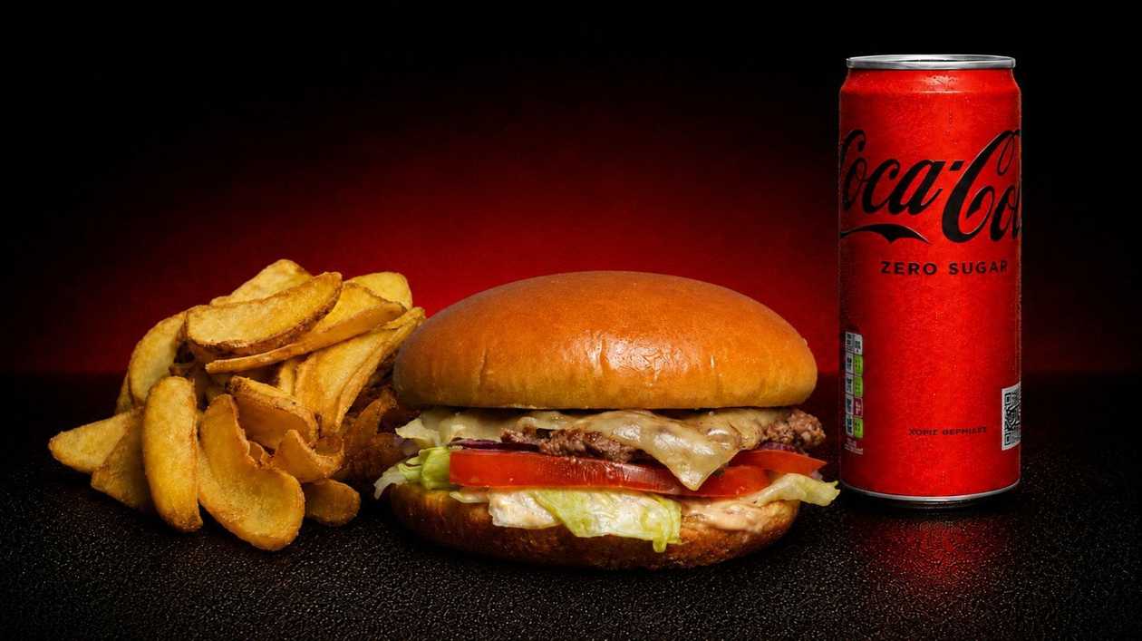 Single Smash Burger Meal