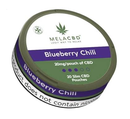 Blueberry Chili CBD Pouches