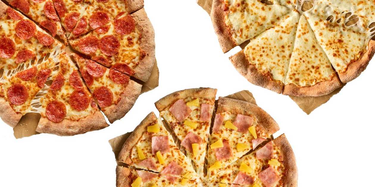 3X STŘEDNÍ PIZZA