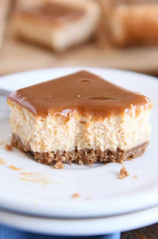 DULCE DE LECHE CHEESECAKE  BAR
