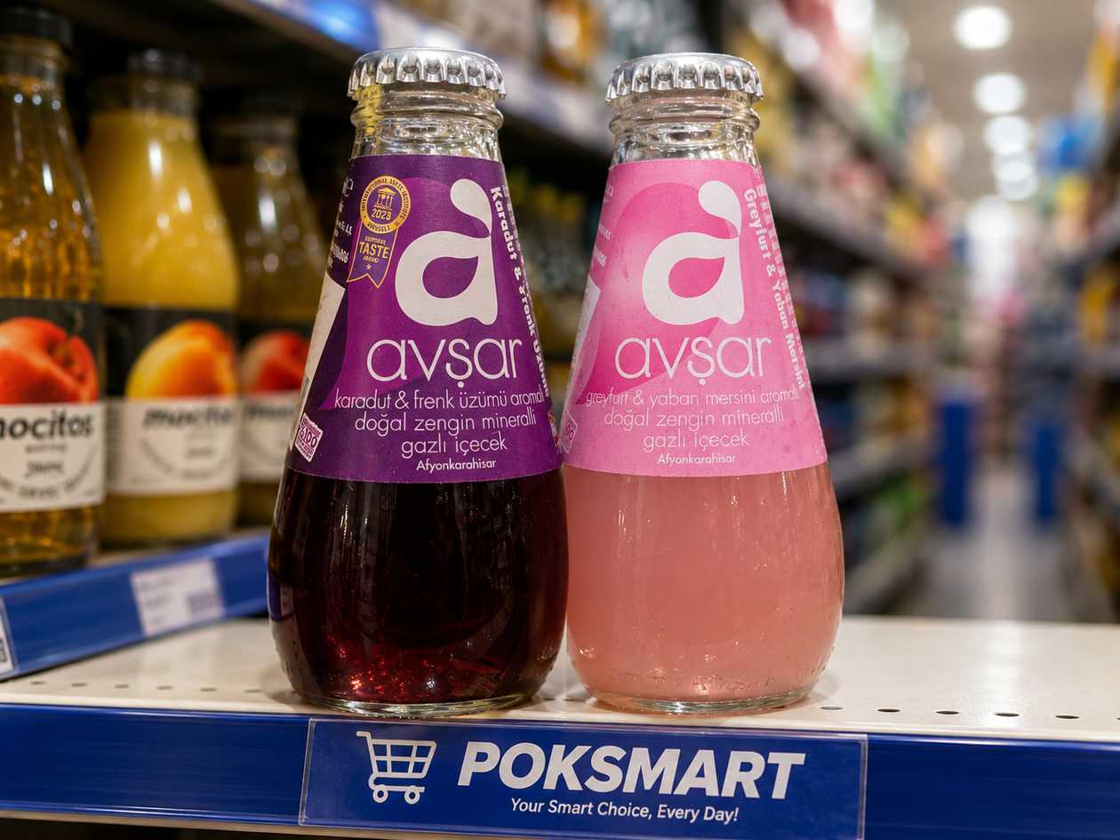🫧 Avşar Premium Sparkling Mineral Drink – Assorted Flavours