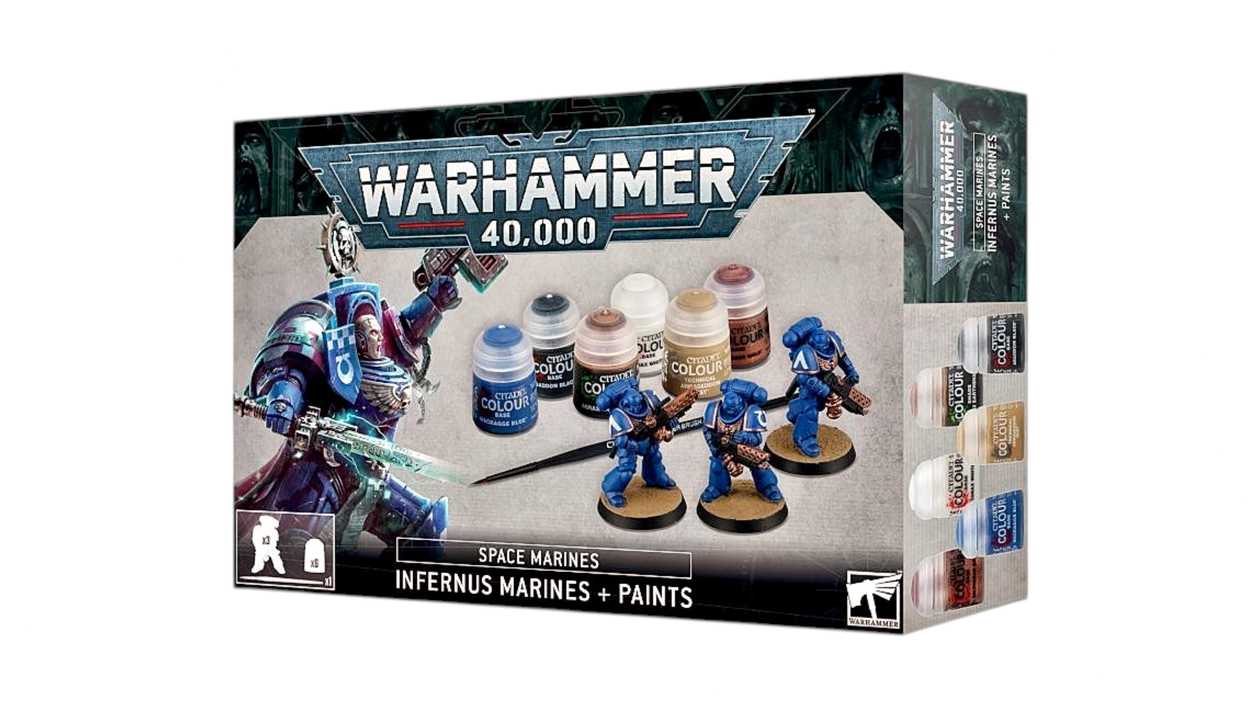 INFERNUS SPACE MARINES + PAINTS