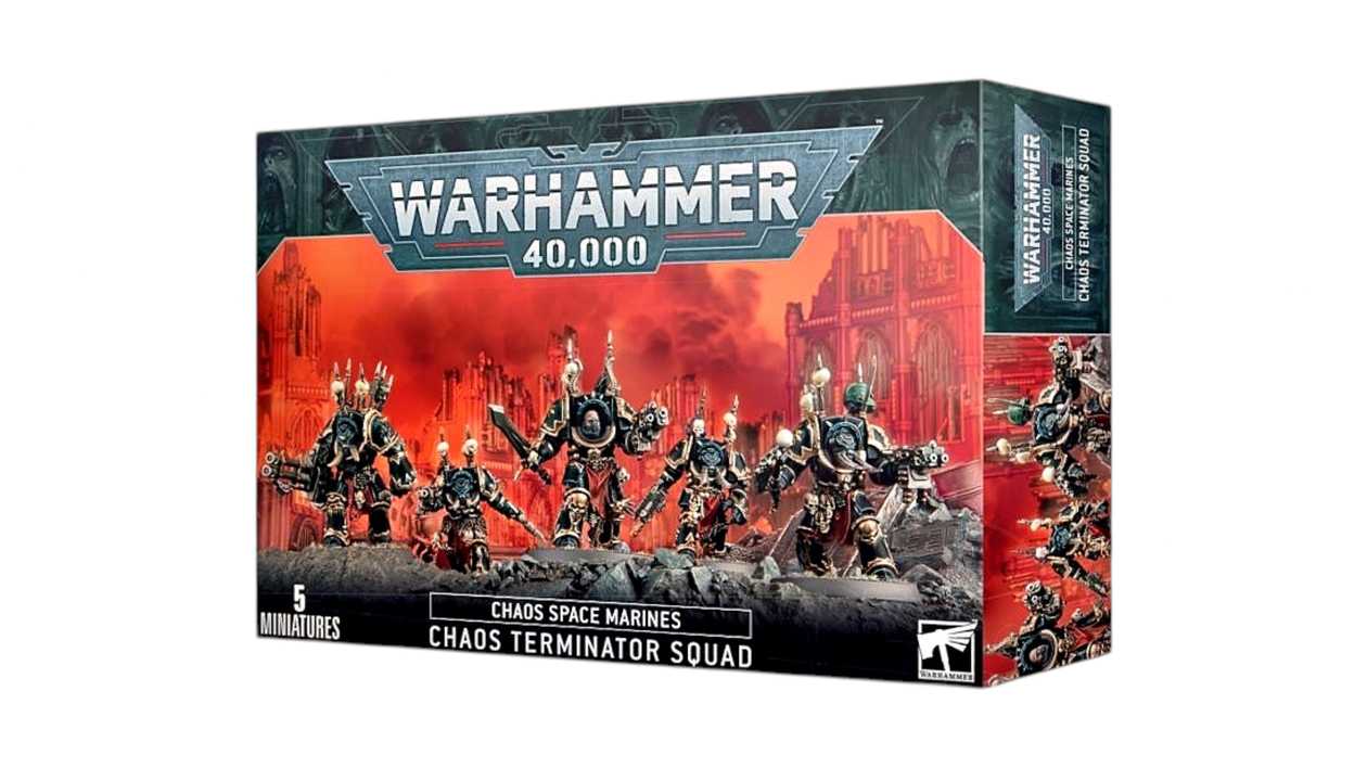 CHAOS SPACE MARINES: CHAOS TERMINATOR SQUAD