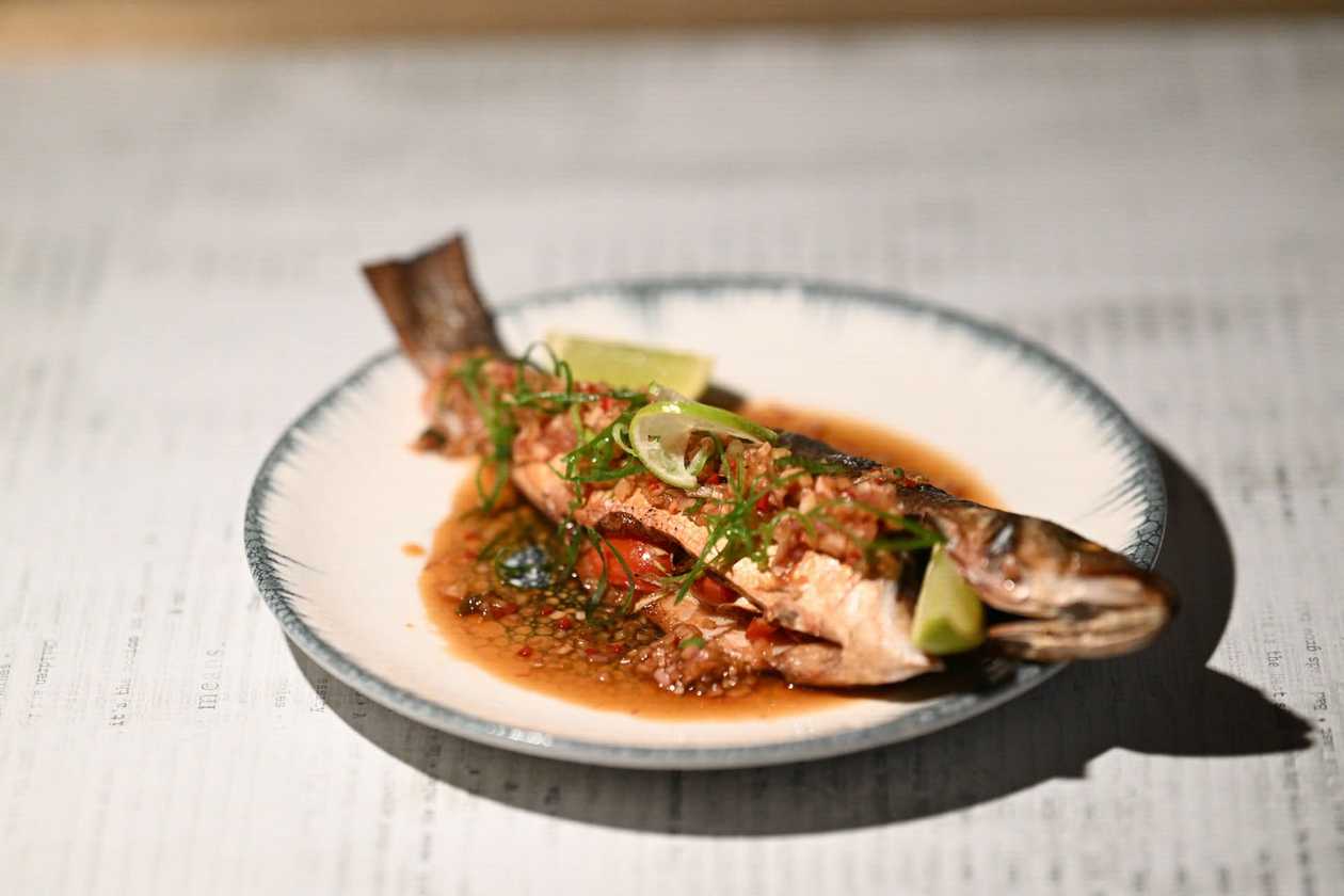 Asian Style Grilled Seabass
