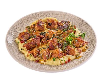 PORK PIECES WITH FRENCH BUTTER