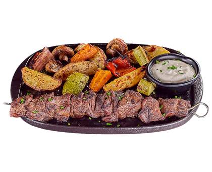 HOMEMADE BBQ BAKED BЕЕF SKEWER