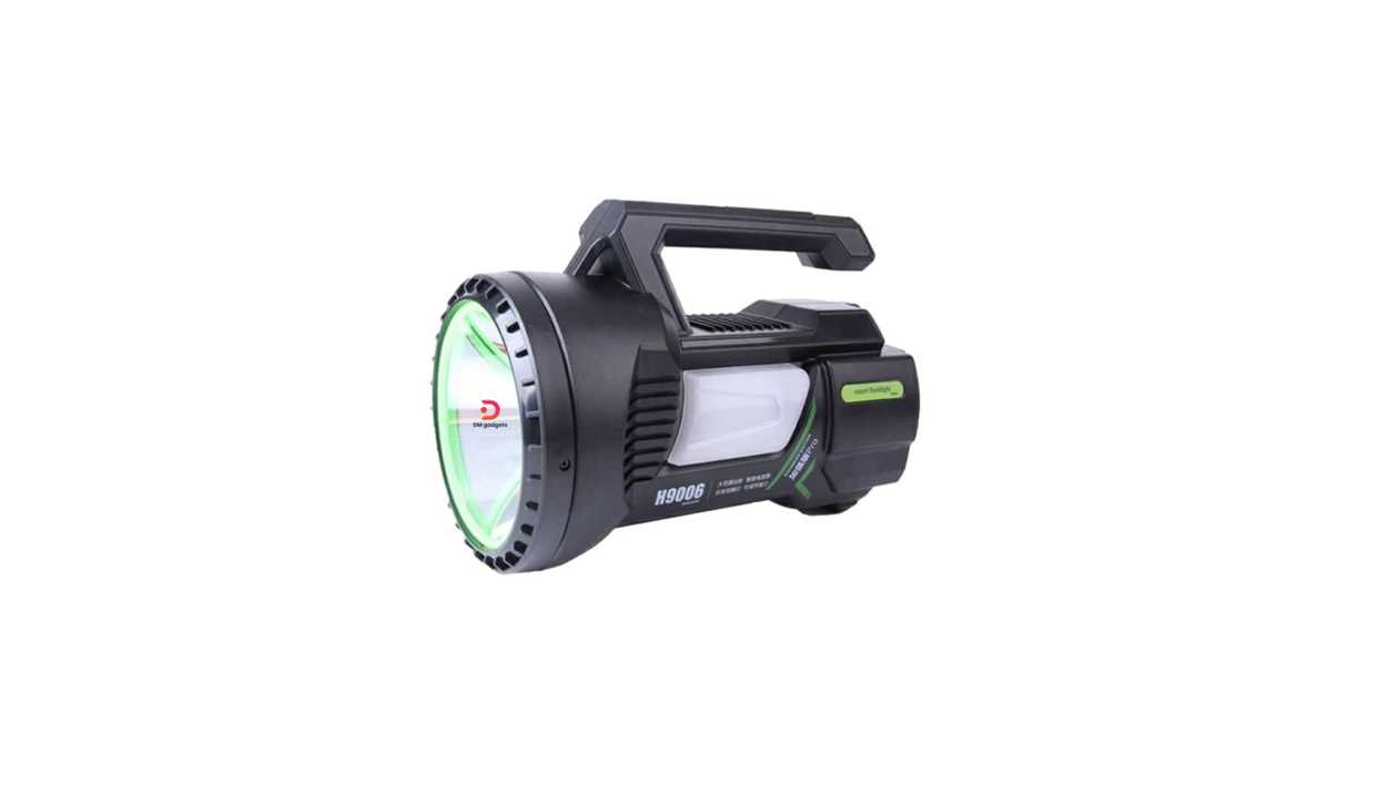 #406D11#DM®H9006 –180063 Rechargeable LED torch and spotlight – IPX4 – 1200lm