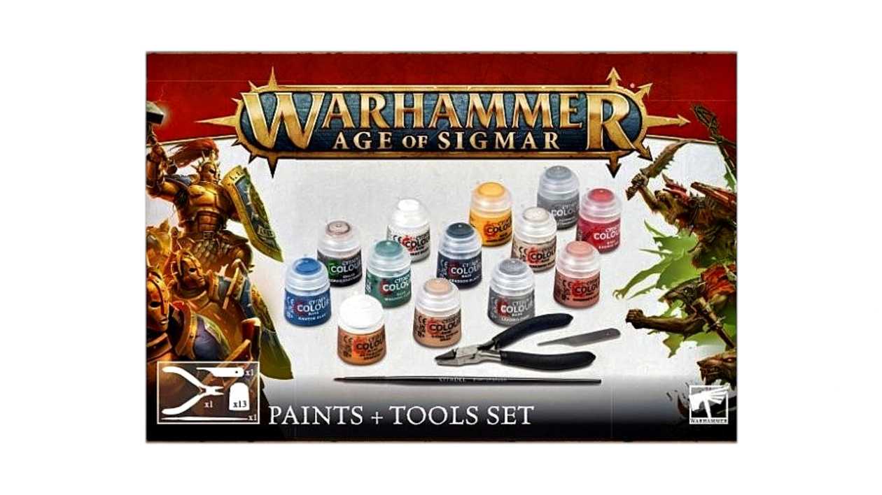 AGE OF SIGMAR PAINTS + TOOLS