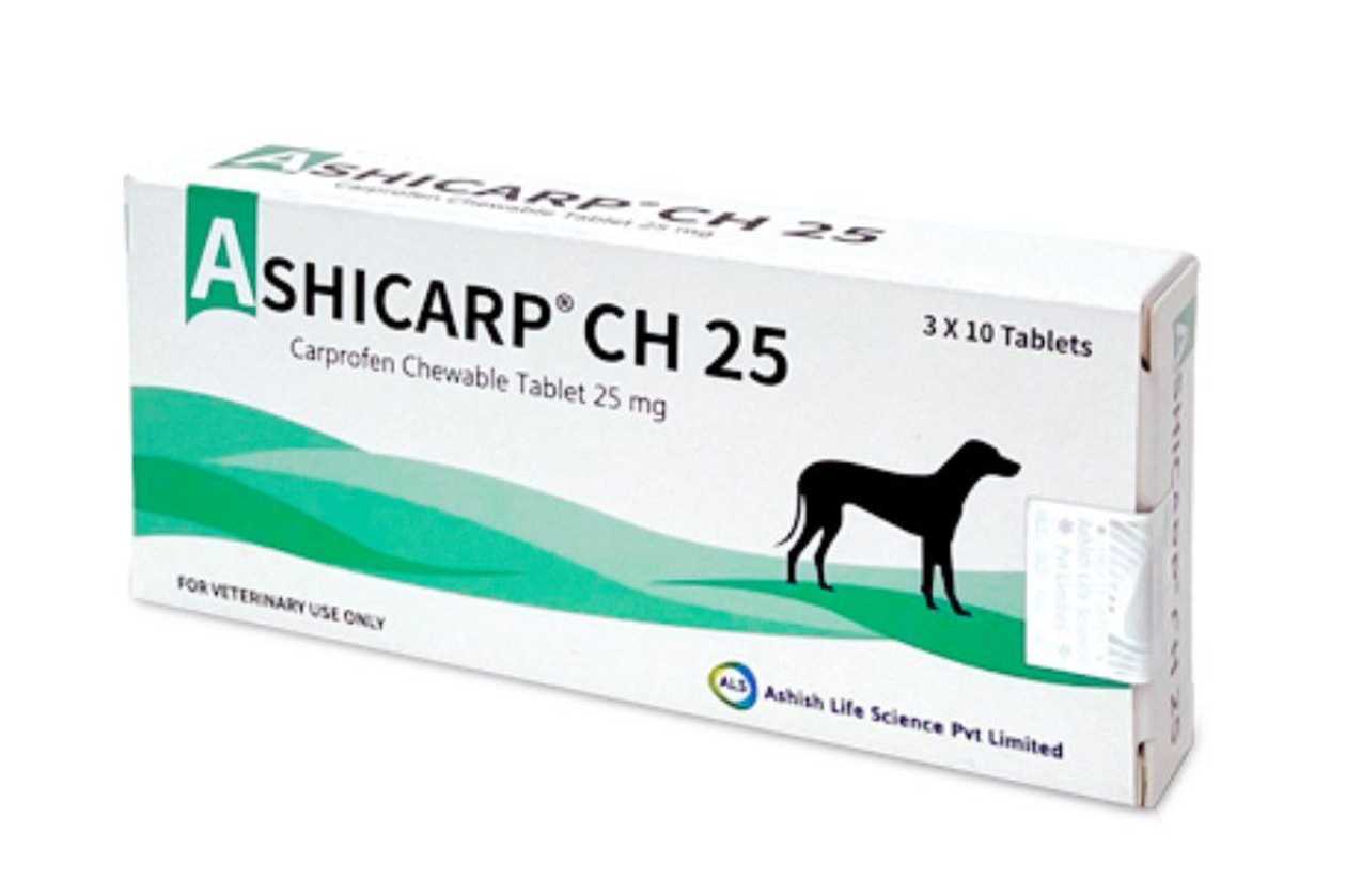 Ashicarp Ch 25 Таблетки от боли и воспаления для собак, 1 таб