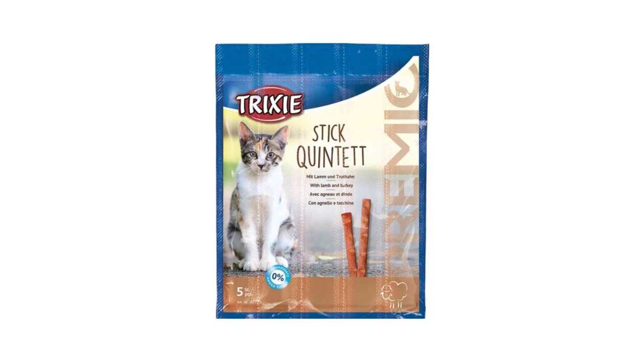 Trixie Premio Stick Quintett  палочки из ягненка и индейки для кошек, 1 шт