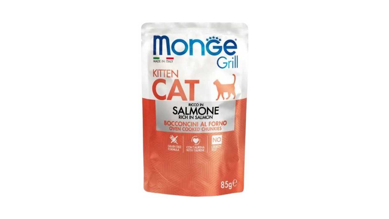 Monge Grill Kitten Salmon кусочки лосося в желе для котят, 85 г