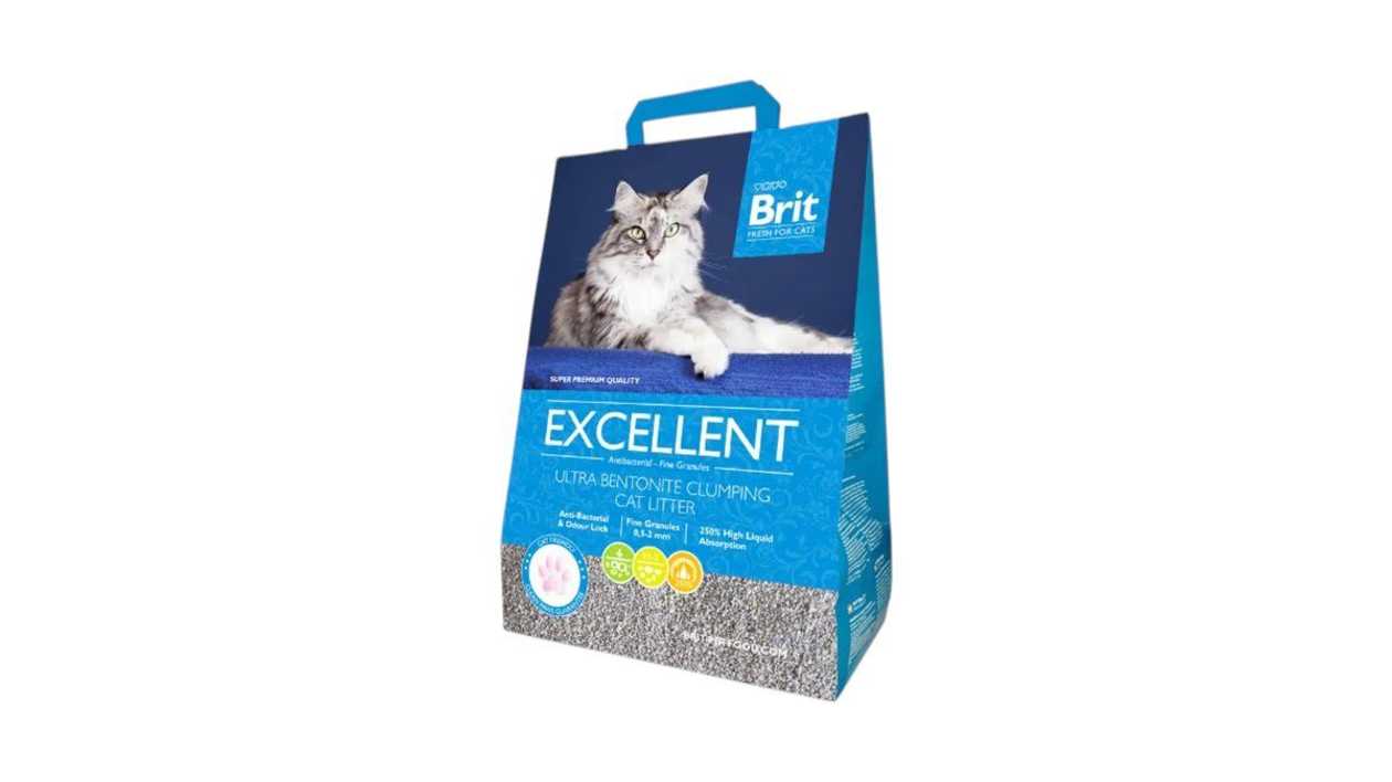 Brit Fresh Excellent Ultra Bentonite бентонитовый наполнитель для кошек, 5 кг