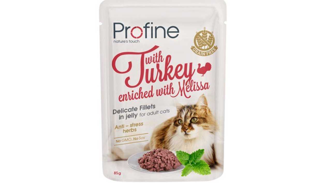 Profine Turkey Melissa корм для кошек с индейкой и успокаивающей мелиссой, 85 г